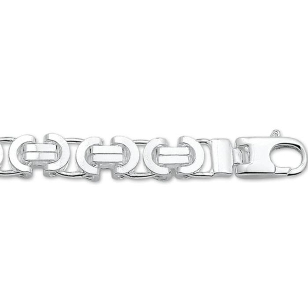 50 cm Zilver Koningsschakel 8,5 mm