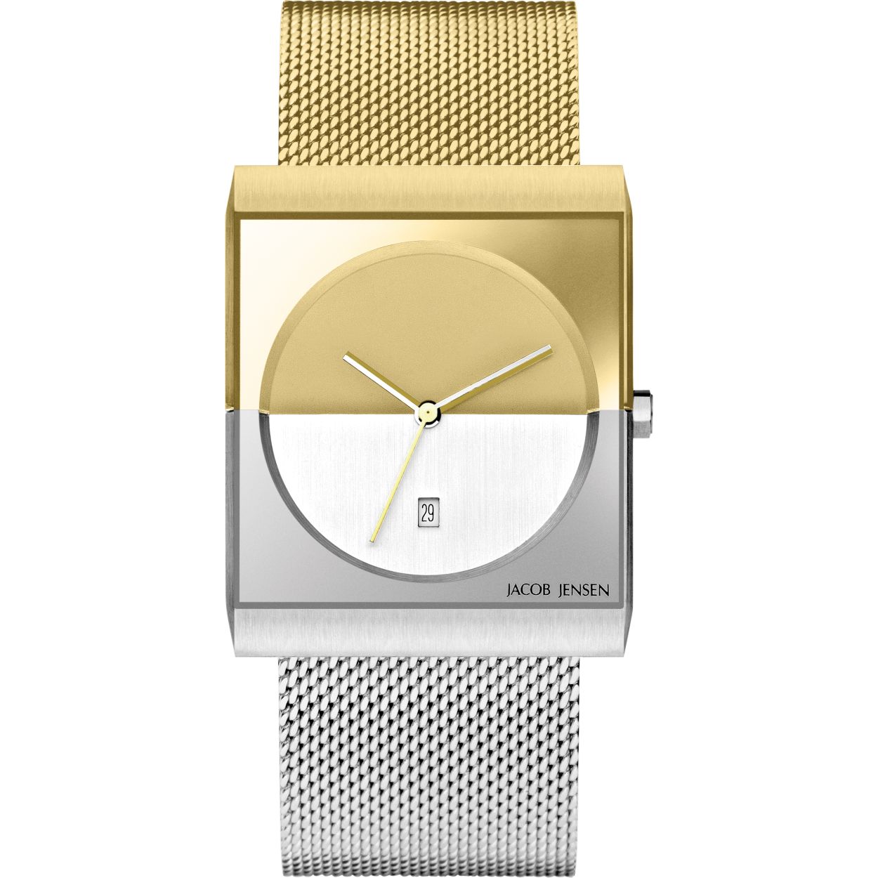 Dit 516 Jacob Jensen horloge is een stijlvol horloge van hoge kwaliteit.