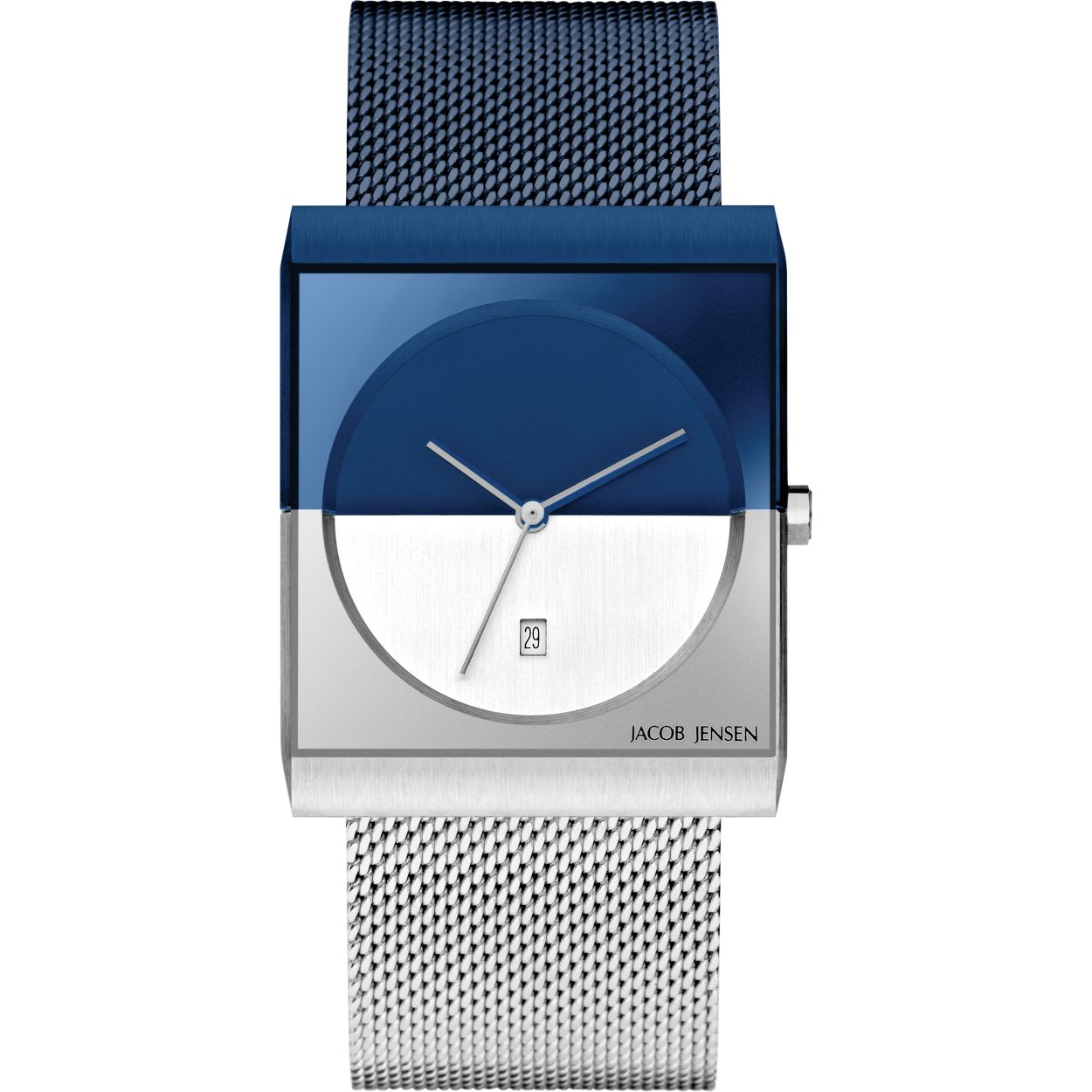 Dit 517 Jacob Jensen horloge is een stijlvol horloge van hoge kwaliteit. 2 jaar garantie