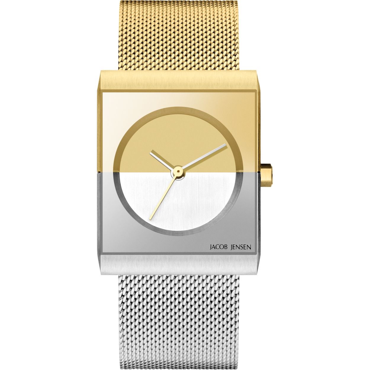 Jacob Jensen 526 Classic Dames Horloge
De Behuizing en horlogeban is gemaakt van roestvrijstaal.  Het heeft een quartz uurwerk en werkt op batterijen
Dit horloge is voorzien van saffierglas, zeer hard en vrijwel krasvrij