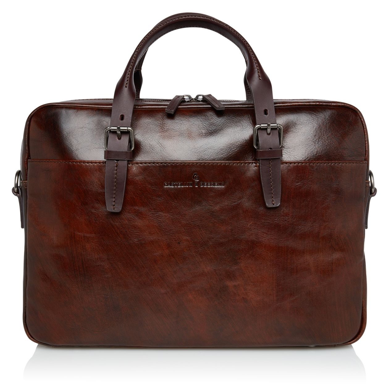Laptoptas 15,6 inch + tablet RFID | cognac