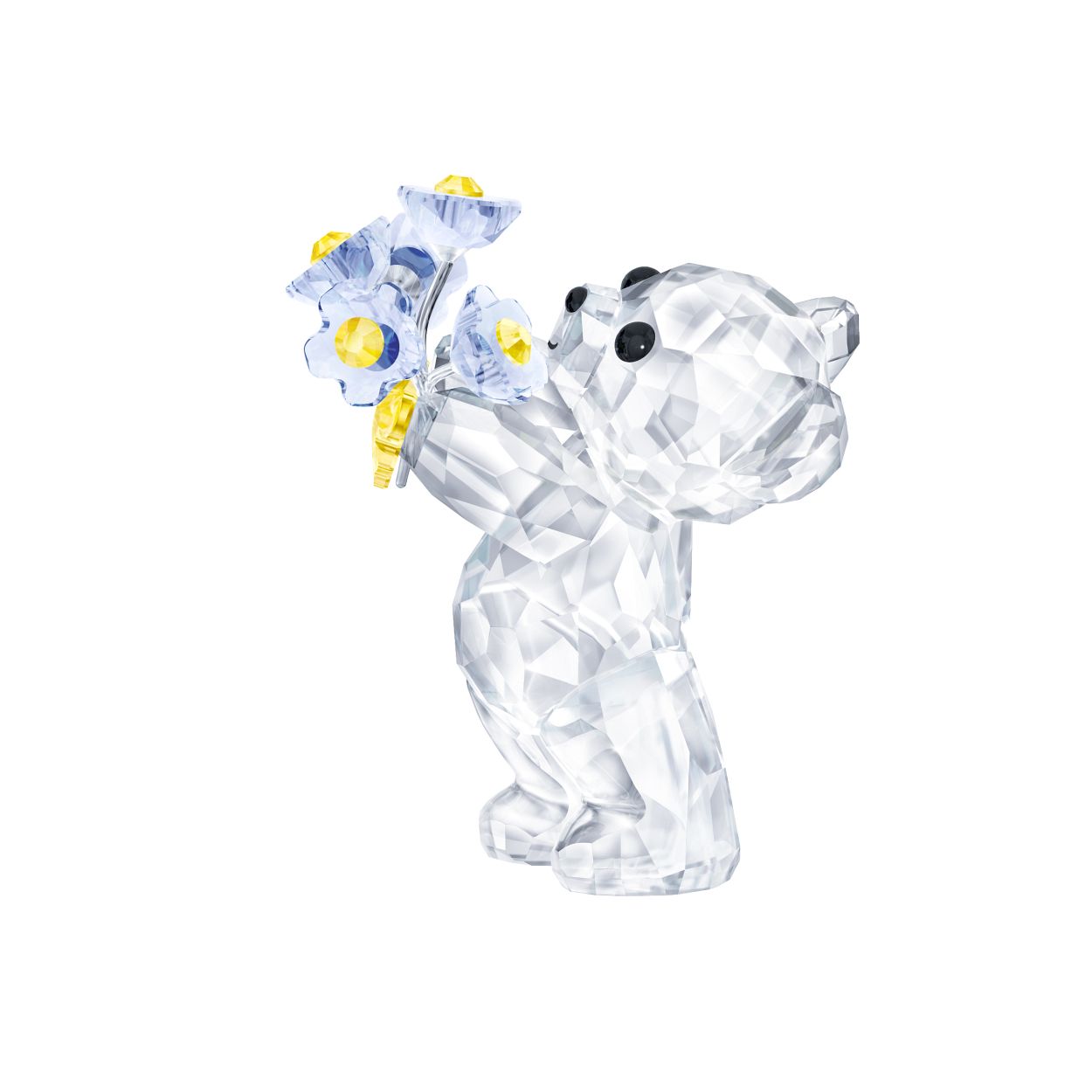 De Kris Bear-collectie van Swarovski is over de hele wereld geliefd om zijn schattige, vrolijke karakters. Deze editie presenteert een bos vergeet-me-nietjes die zorgvuldig is gemaakt van 599 sprankelende facetten. Het zit boordevol kleur en emotie, en vormt hierdoor een betekenisvol cadeau voor een speciaal persoon. Decoratieobject. Geen speelgoed. Niet geschikt voor kinderen jonger dan 15 jaar.

Artikelnr.: 5427993
Kleur:  Blauw
Grootte: 4.5 x 2.6 x 3.7 cm
Ontwerper:  Stefanie Nederegger
Materiaal:  Kristallen, Metaal
Collectie:  Kris Bear