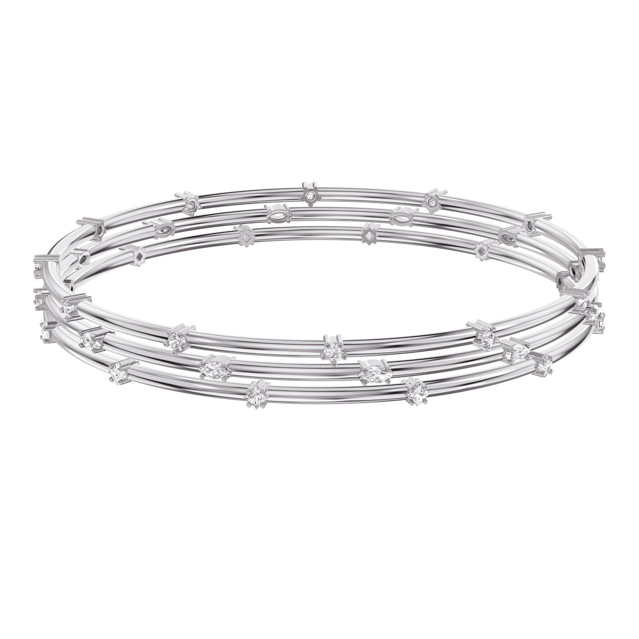 MOONSUN: ARMBAND STONES CZWH/RHS M