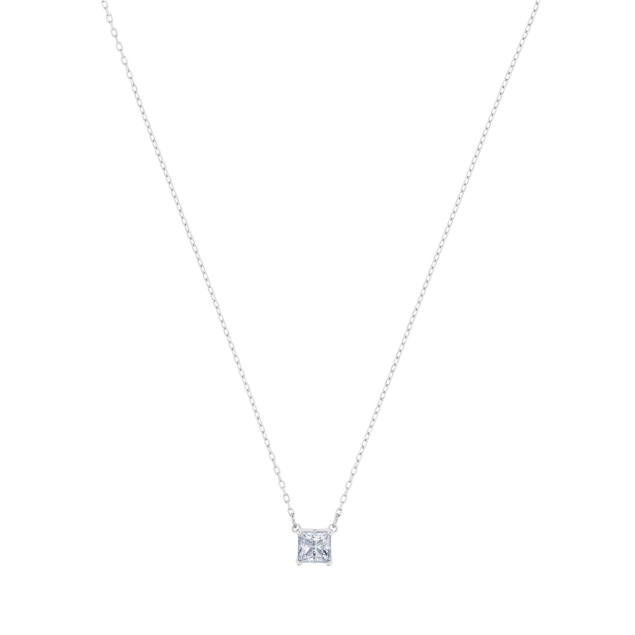 Ga voor chique en eenvoudig met de Attract-ketting. Het rodium-vergulde ontwerp is tijdloos en elegant en voorzien van een prachtige vierkante steen. Deze ketting voor alle gelegenheden is een onmisbaar item voor elke sieradencollectie en ideaal om cadeau te geven. Hij is gemakkelijk te combineren met andere sieraden van Swarovski.

Artikelnr.: 5510696
Collectie:  Attract
Kleur:  Wit
Hanger grootte: 0.6x0.6 cm
Materiaal:  Kristallen, Rodium-verguld, Zirkonia
Type sluiting:  Karabijn