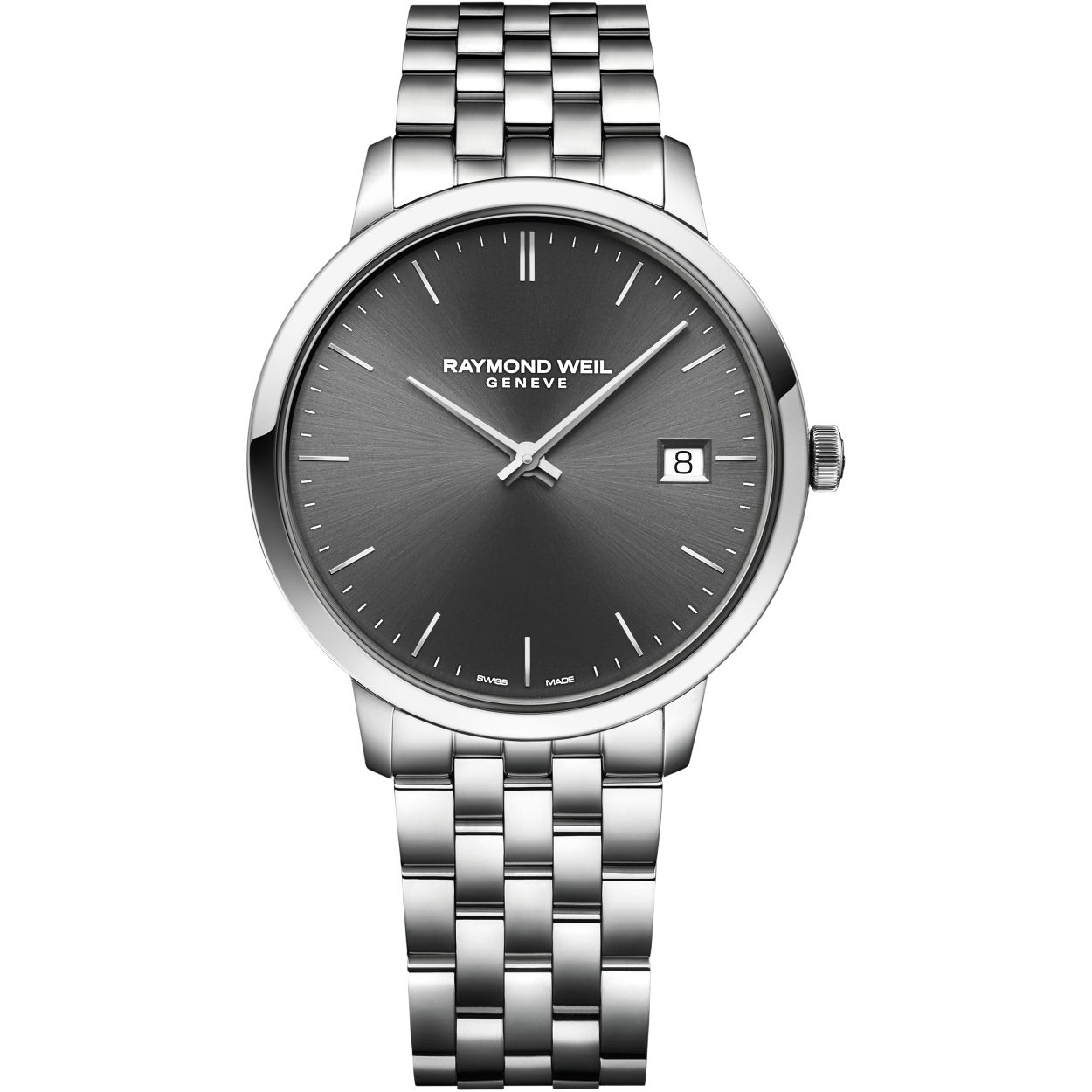 Dit is een horloge van het merk Raymond Weil gemaakt voor heren.