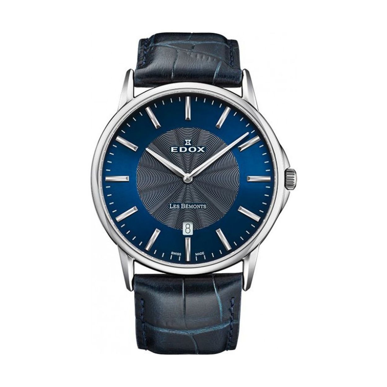 Edox horloge uit de lijn les bémonts met een ultra dunne kast