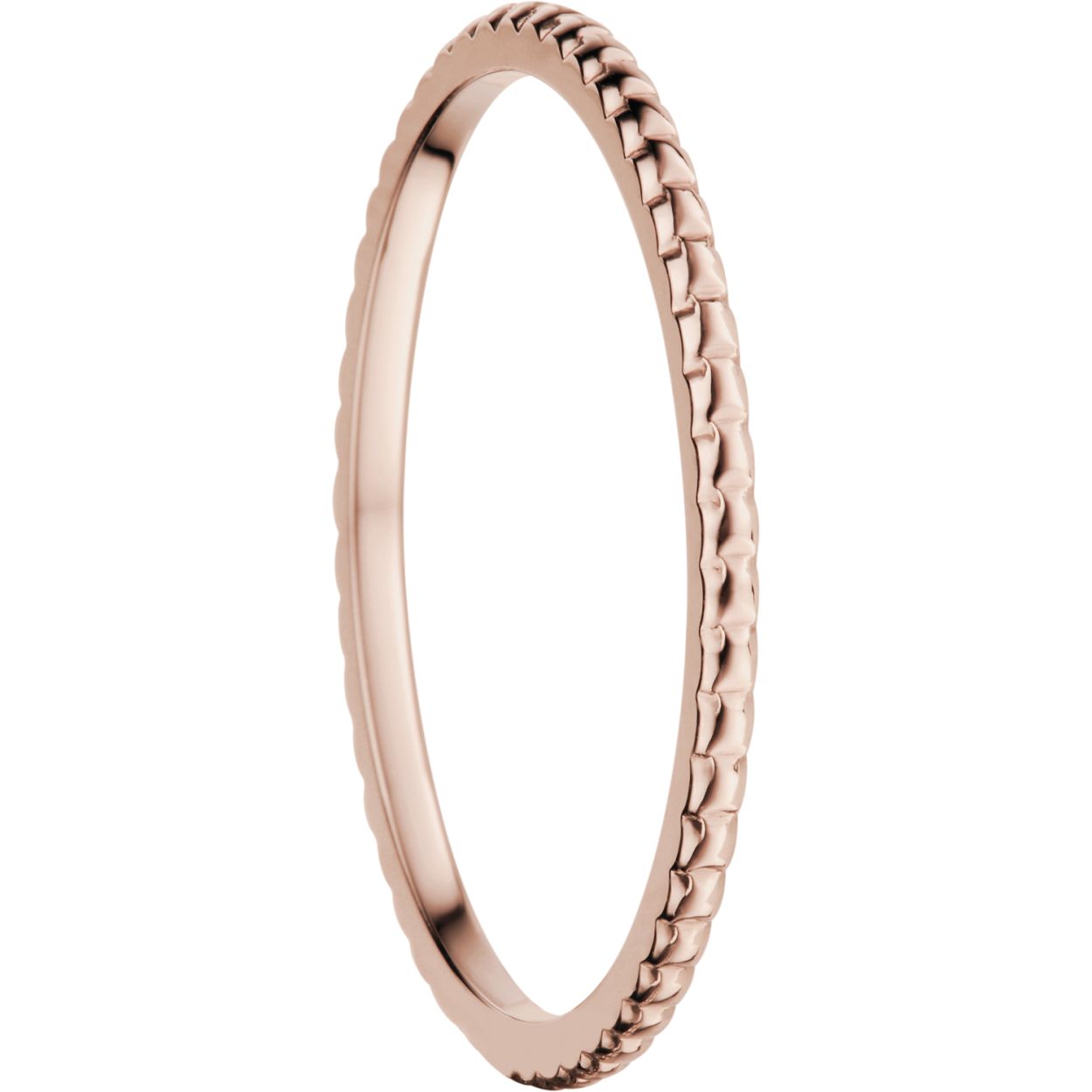 Edelstaal bering ring bolletjes rose mt.8 562-30-80