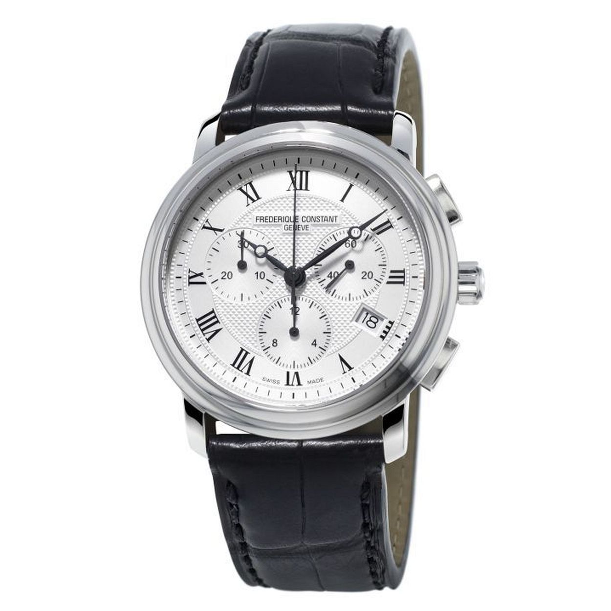PERSUASION CHRONO QTZ, 40MM, SILVER DIAL, S/S