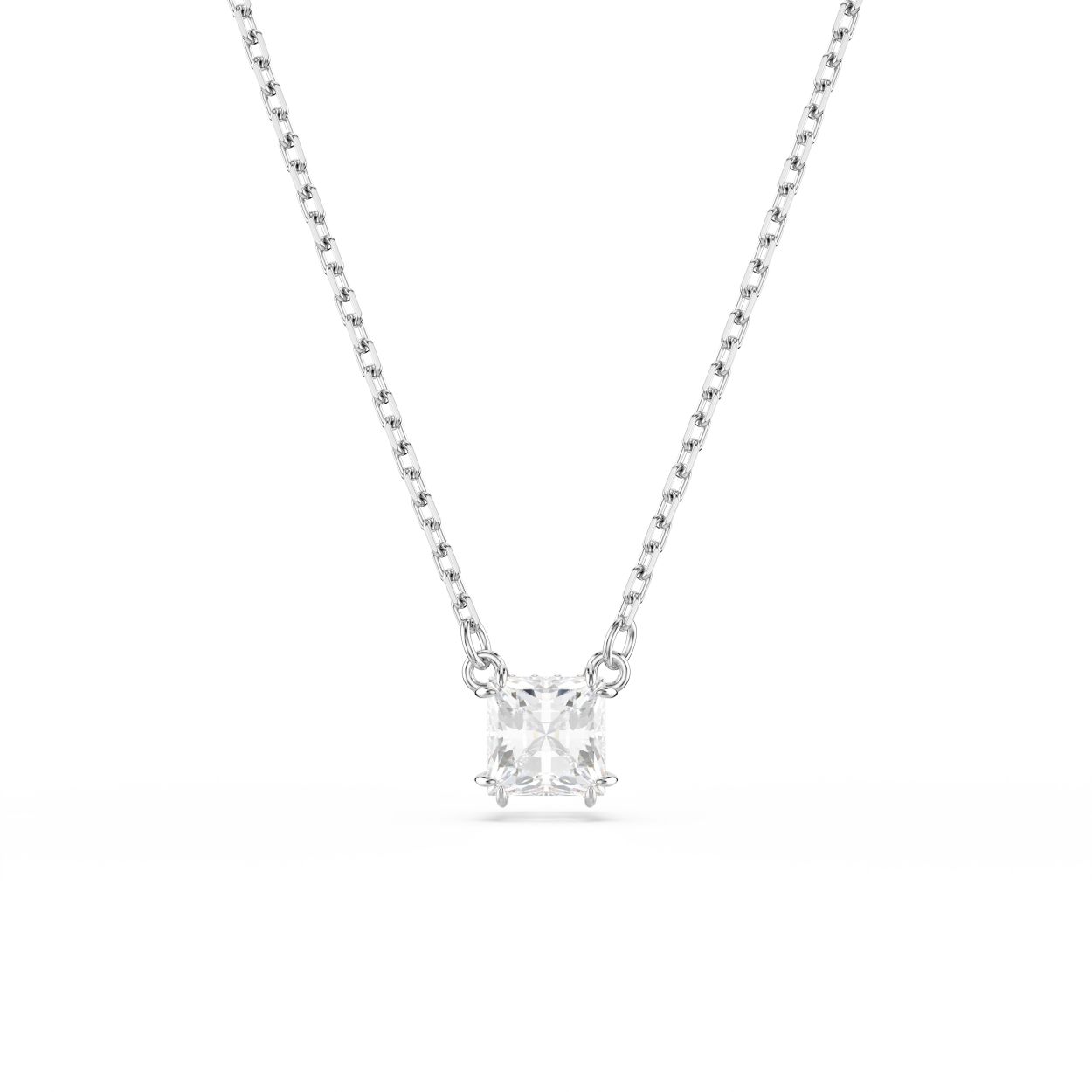 De tijdloze elegantie van de iconische Stilla-familie is duidelijk zichtbaar in deze prachtige hanger. In het ontwerp met rhodium toplaag prijkt een Swarovski Zirkonia in Square-slijpvorm in een verfijnde dubbele klauwzetting. De lange ketting is voorzien van een karabijnsluiting. Dit veelzijdige sieraad is een fascinerend cadeau voor een speciaal iemand in uw leven.
