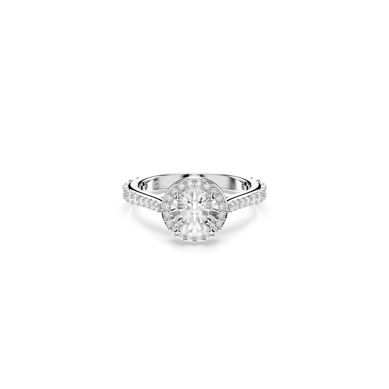 Deze hemelse cocktailring uit de Una Angelic-lijn is weer een schot in de roos. Het elegante ontwerp is voorzien van een schitterende heldere steen in het midden en voorzien van pavé op de rijen en op de band met zilverkleurige afwerking voor een dramatisch effect. De ring past overal bij en maakt elke look direct speciaal.