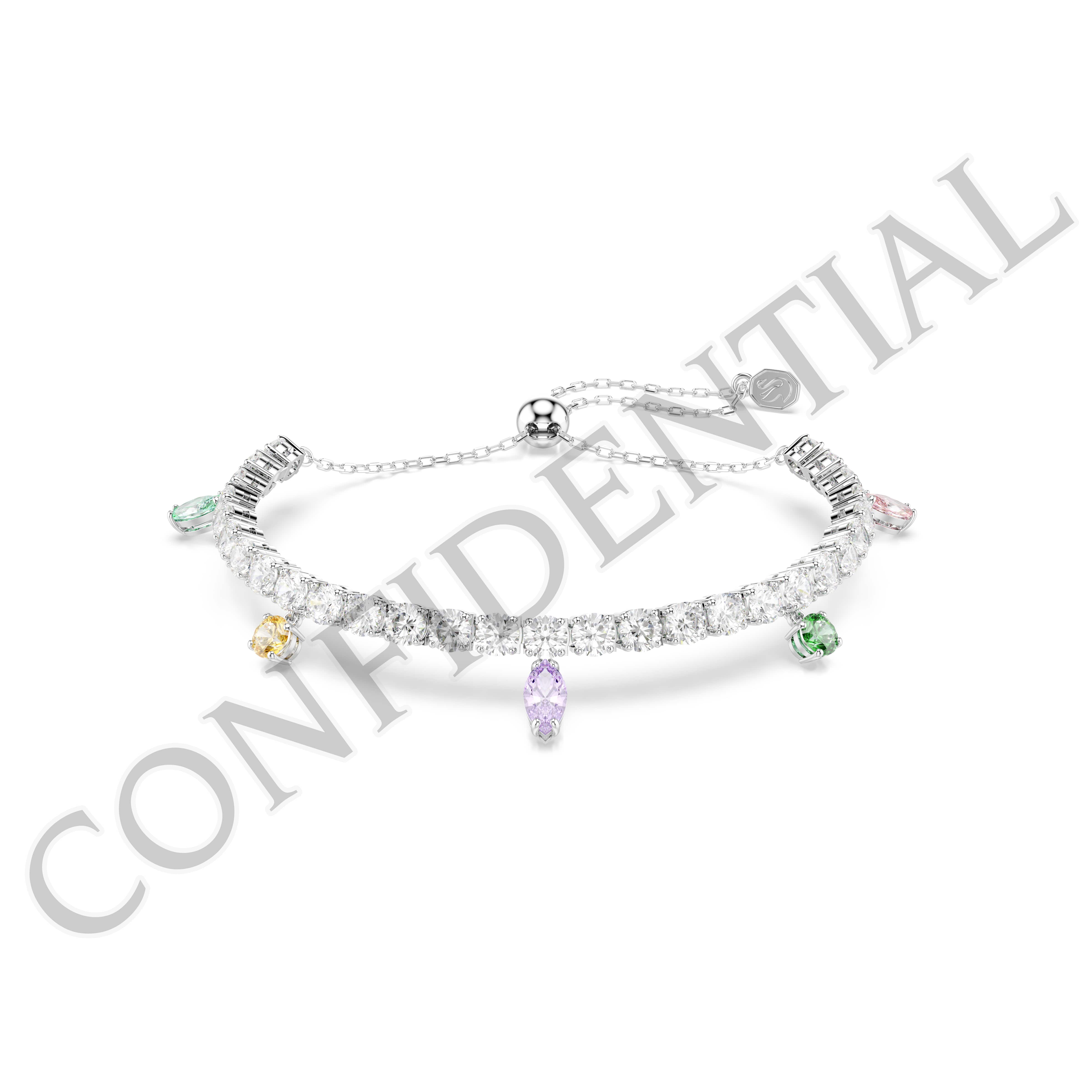 Deze op sterren ge&iuml;nspireerde oorbellen zijn vervaardigd voor maximale schittering en laten elke outfit stralen. Elk sieraad met rhodium toplaag is voorzien van een dancing stone in het midden, die eindeloze weerkaatsingen produceert, terwijl kleinere Swarovski Zirkonia rond de metalen frames en staven zijn geplaatst. Draag ze met de bijpassende armband of hanger en bereik de sterren met uw stijl.