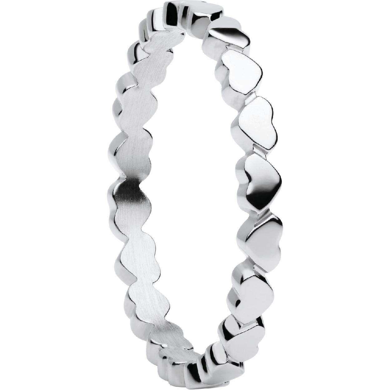 Dit is een prachtige ring van het merk Bering. Dit sieraad is gemaakt van edelstaal. De maat is: 63