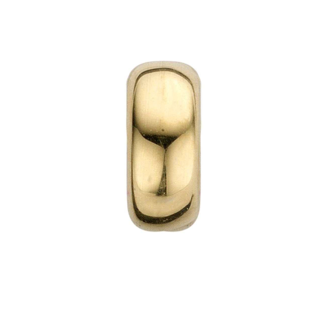 14k geelgouden Blush hanger rondelle