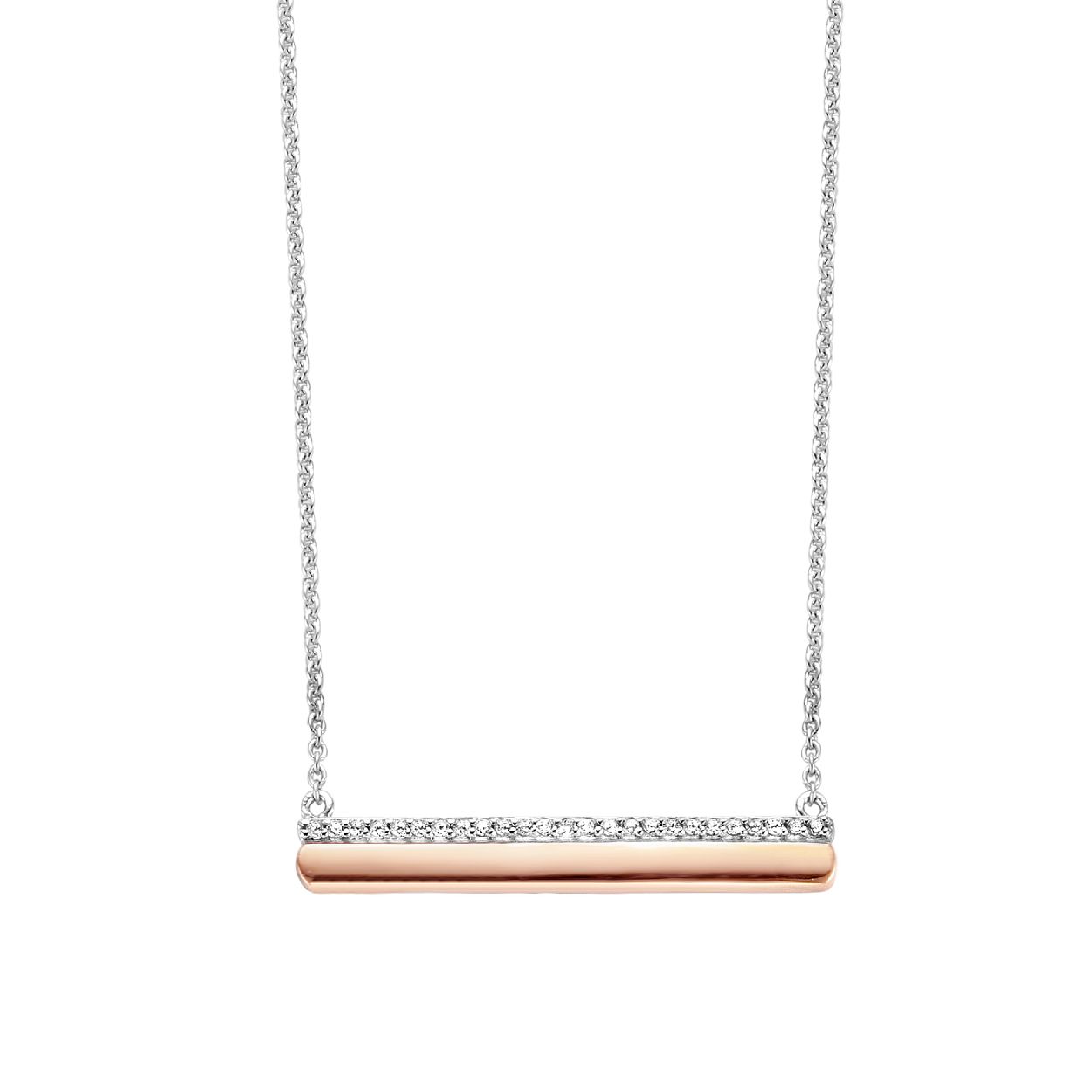 Deze hanger is van het merk Moments. Het is een damessieraad gemaakt van goud. De hanger is rosegoud van kleur.
