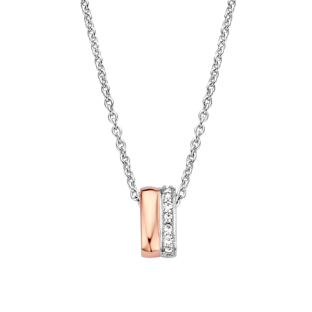 Moments Ketting. Moments Jewelry  zijn sieraden waar jouw sieradenkist niet zonder kan. De zilveren sieraden zijn gerhodineerd, of verguld in het ros� of geel goud. Wanneer gezet met stenen, is gebruik gemaakt van briljant geslepen zirconia's.