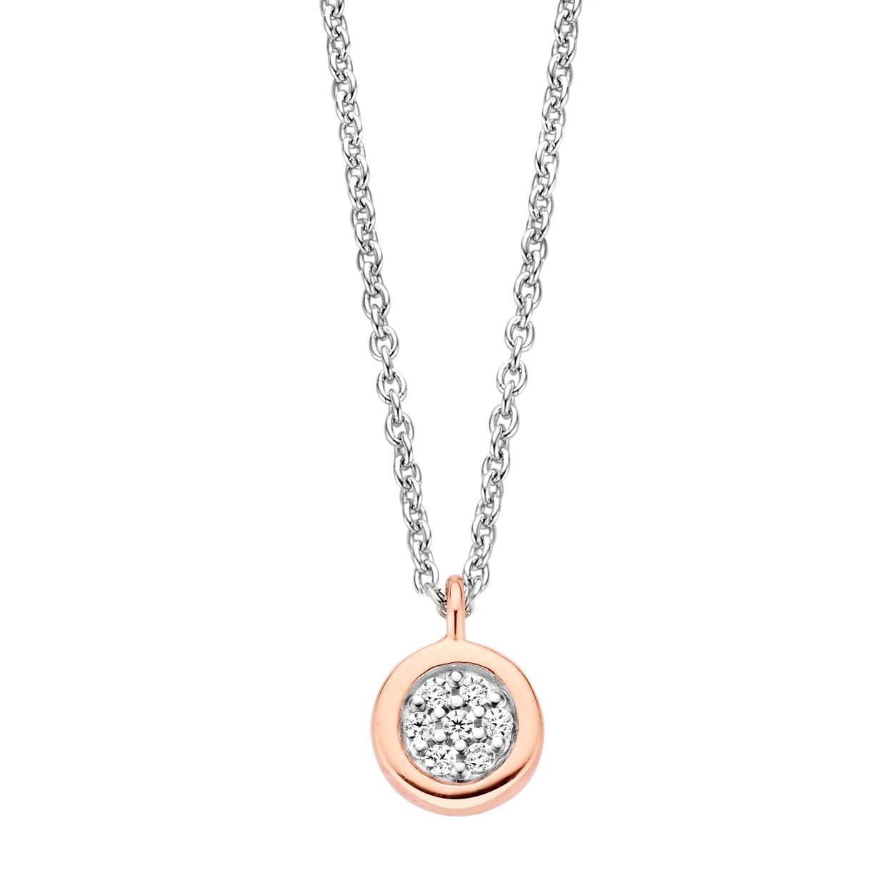 Moments Ketting. Moments Jewelry  zijn sieraden waar jouw sieradenkist niet zonder kan. De zilveren sieraden zijn gerhodineerd, of verguld in het ros� of geel goud. Wanneer gezet met stenen, is gebruik gemaakt van briljant geslepen zirconia's.
