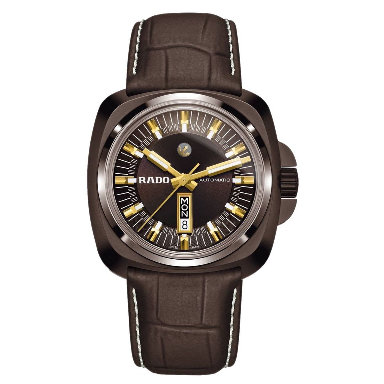 Rado - Limited Edition, Zegarek Meski, Hyperchrome 1616 High-Tech Keramiek. automatisch heren met leder klipband 100m WR serienr.14475292 ref.01.764.0170.3.130