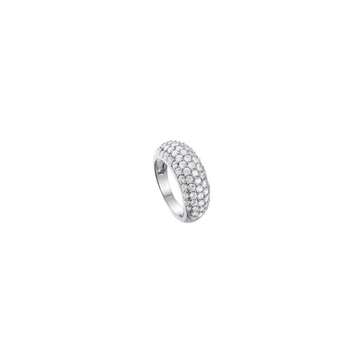 49 - 15,5 mm Zilver Zirkonia