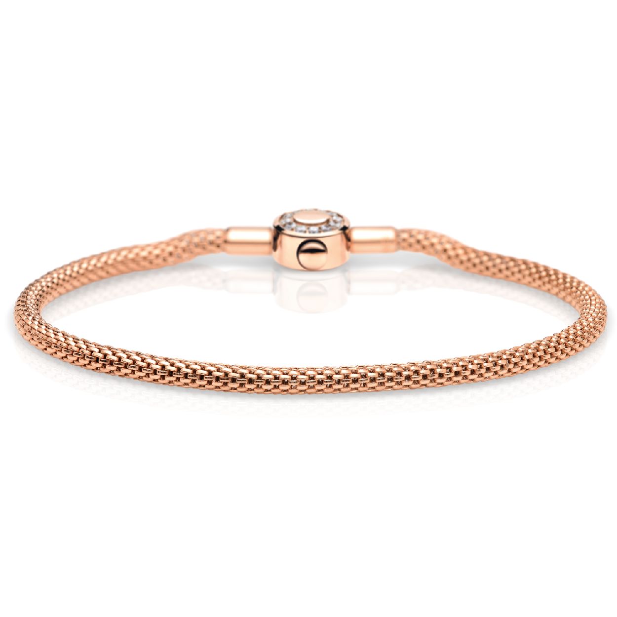 Dit is een prachtige armband van het merk Bering. Dit sieraad is gemaakt van edelstaal. De maat is: 19cm