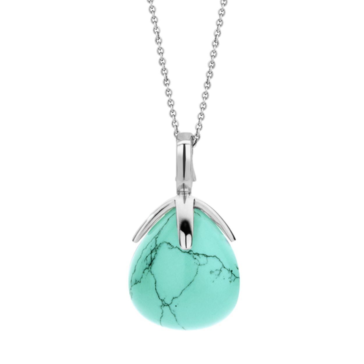 Elegantie en a touch of spice komen samen in deze prachtige hanger. Het sieraad bestaat uit een  roosknop van turquoise kristal en zilver. Draag het sieraad alleen voor een fijne vrouwelijke look of maak een statement door deze te combineren met de bijpassende armband en oorbellen. Deze geweldige kleuren maken je look helemaal af en door de goudsmid standaard is het sieraad van hoge kwaliteit waardoor deze jaren meegaat. Het pure zilver is gerhodineerd voor een mooie glans en extra bescherming. De hanger wordt geleverd met een heel fijn colliertje. TI SENTO - Milano juwelen hebben een tijdloze stijl en een flinke snuf spice. Milanese meeslependheid met verborgen details. Verfijnd �n spannend. Gevoelig m�t allure. TI SENTO - Milano sieraden schreeuwen niet maar ze fluisteren het van de daken. Woah ja