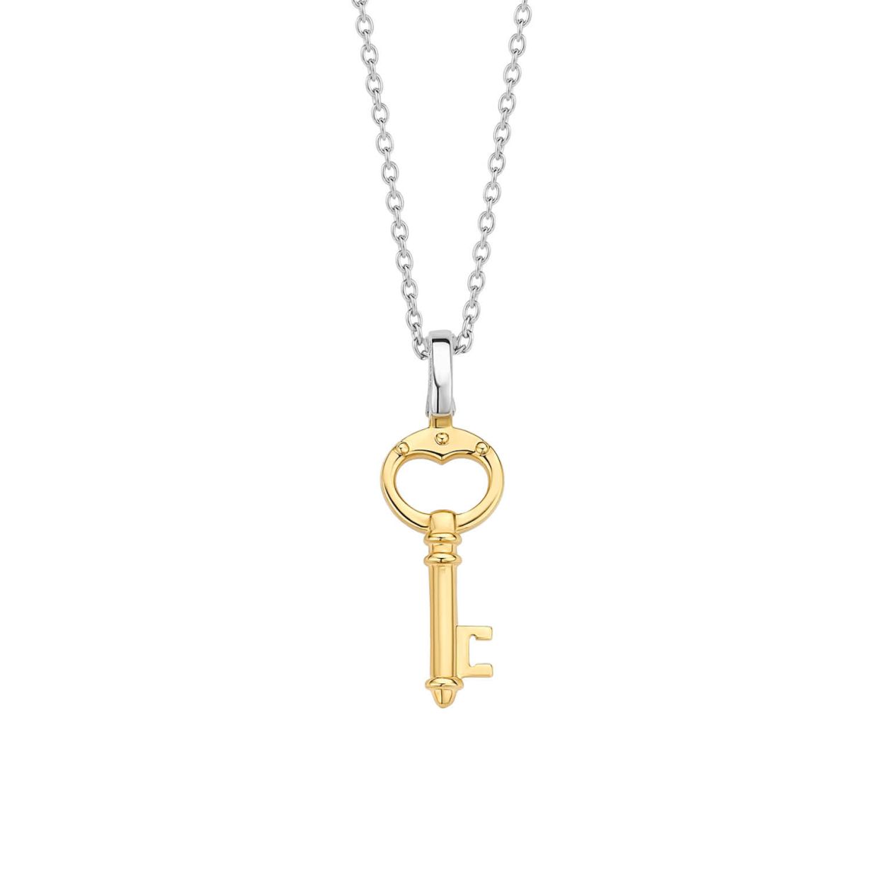 Deze TI SENTO - Milano Hanger 6775SY is gemaakt van Zilver met een geelgouden plating. De kleurstelling van deze hanger is Zilver geelgoud verguld. Alle TI SENTO - Milano producten worden geleverd in een luxe geschenkverpakking.