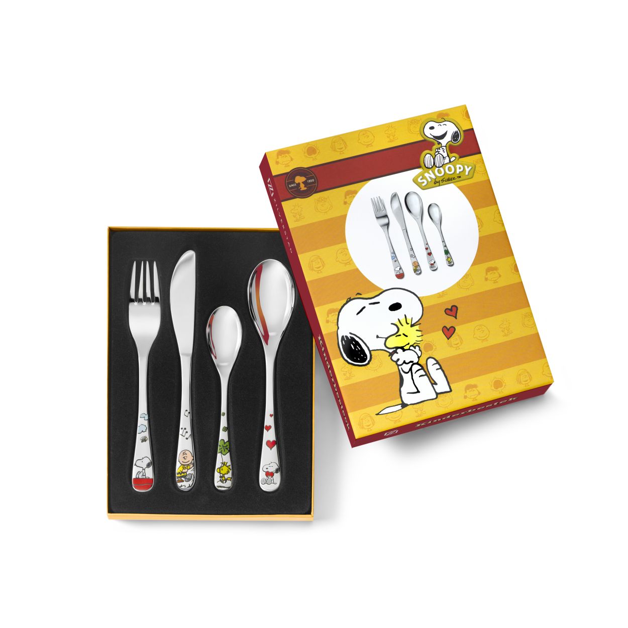 Snoopy, 4-delig, kleur