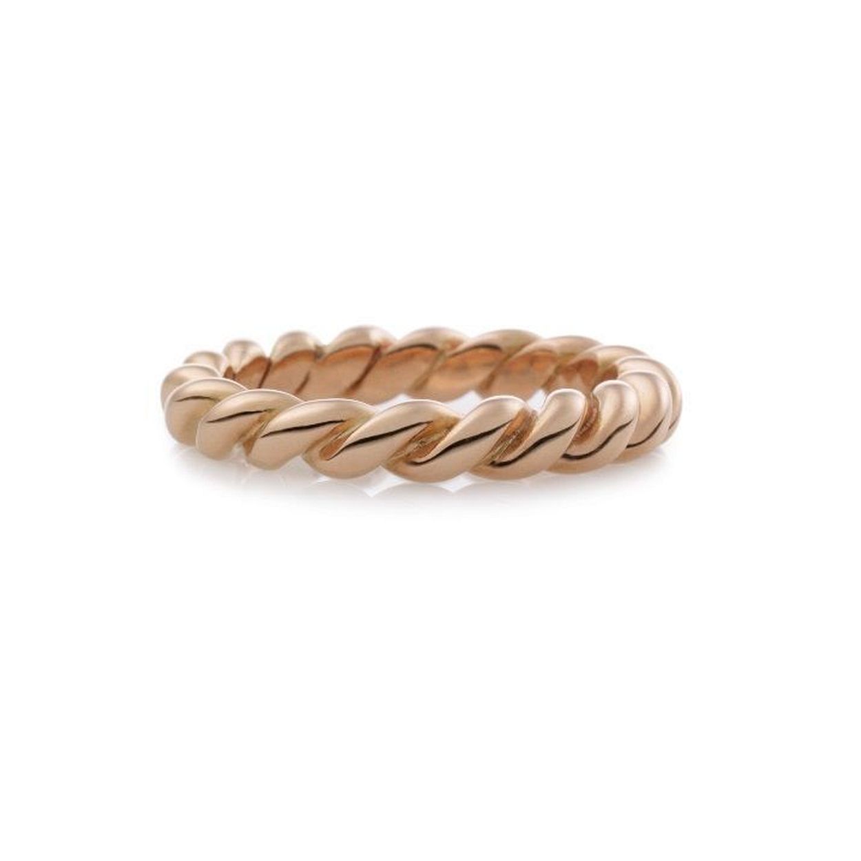 De kabelring is een klassieker en dat mag letterlijk genomen worden. De oude Grieken droegen al ringen met dit motief. In drie breedtes verkrijgbaar, dit is de middelste versie.