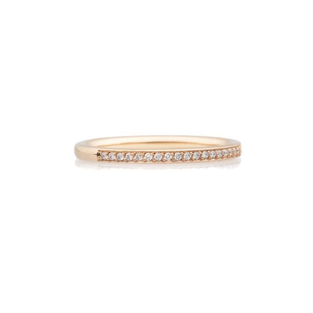 Deze ring is van het merk Bron Fine Dutch Jewelry. Het is een rosegouden ring.