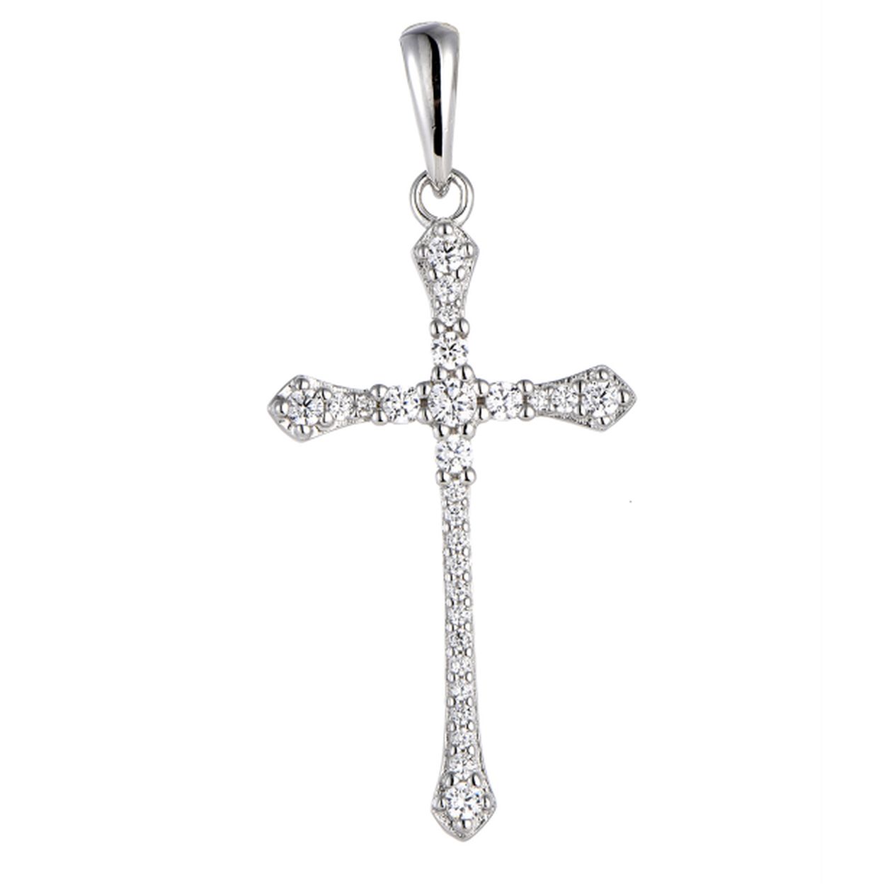 Deze hanger is van het merk ODM. Het is een damessieraad gemaakt van edelstaal. De hanger is zilver van kleur.