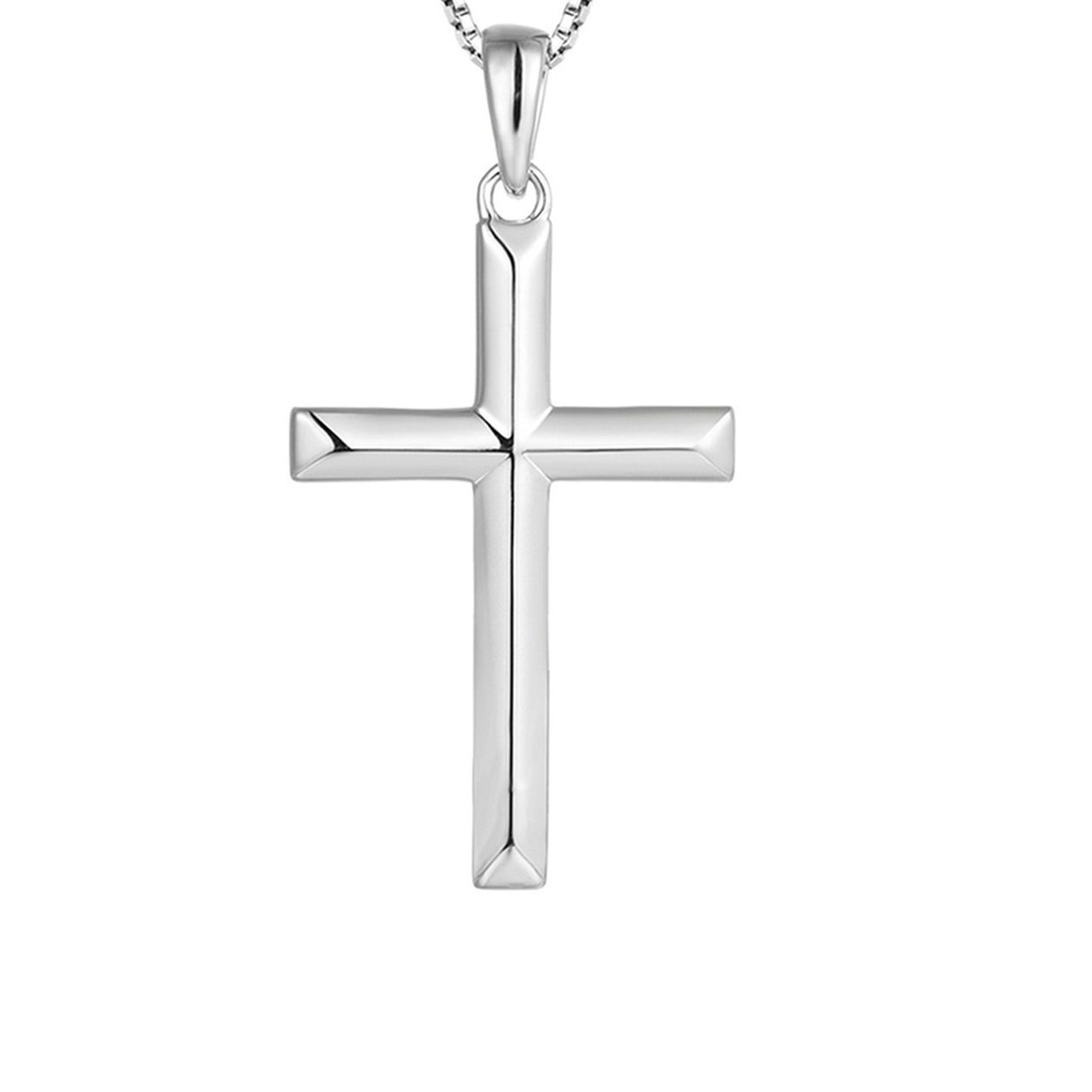  facet 33mm" hanger (925/gerhodineerd)