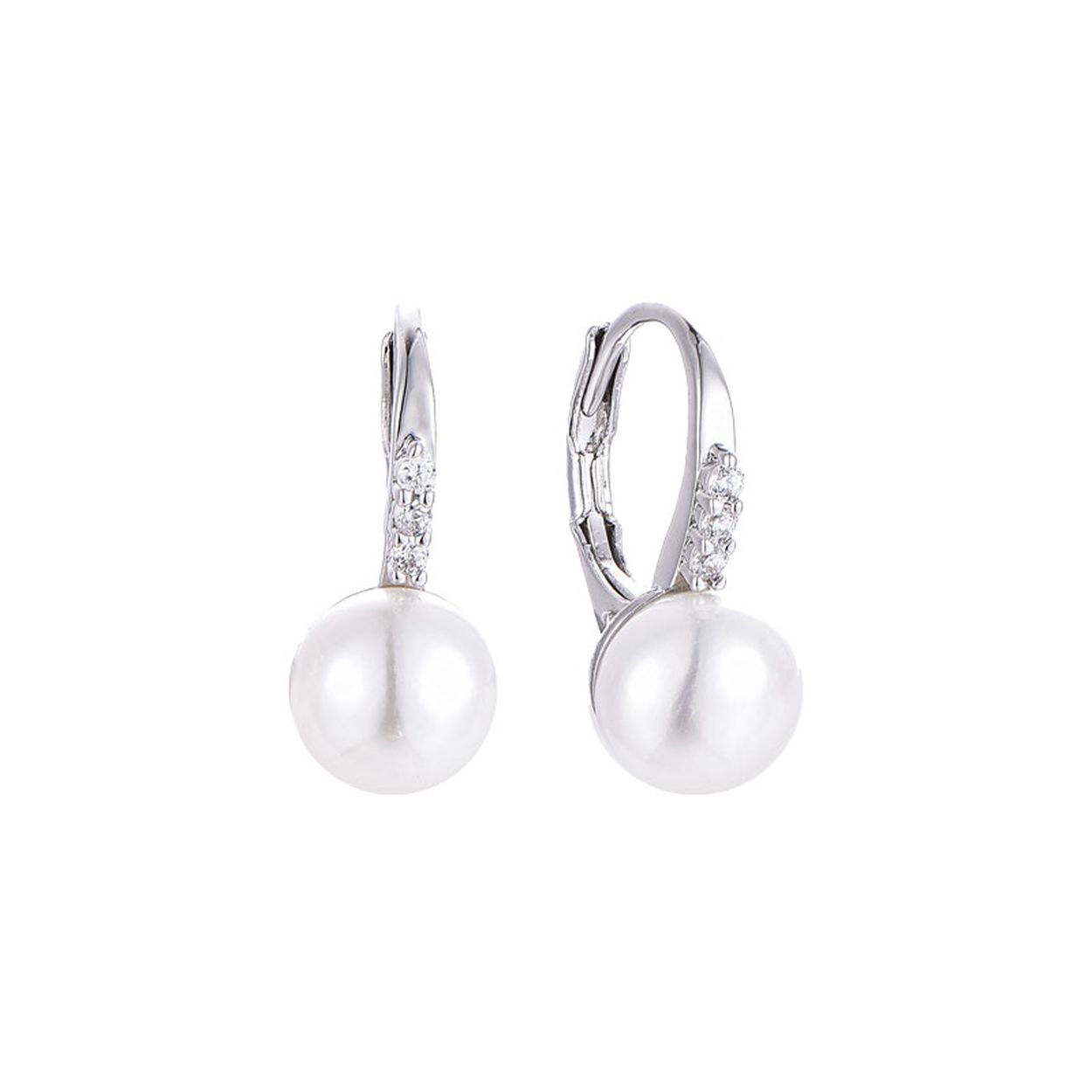 ODM "FWP CZ" oorbellen (925/rhodium verguld)