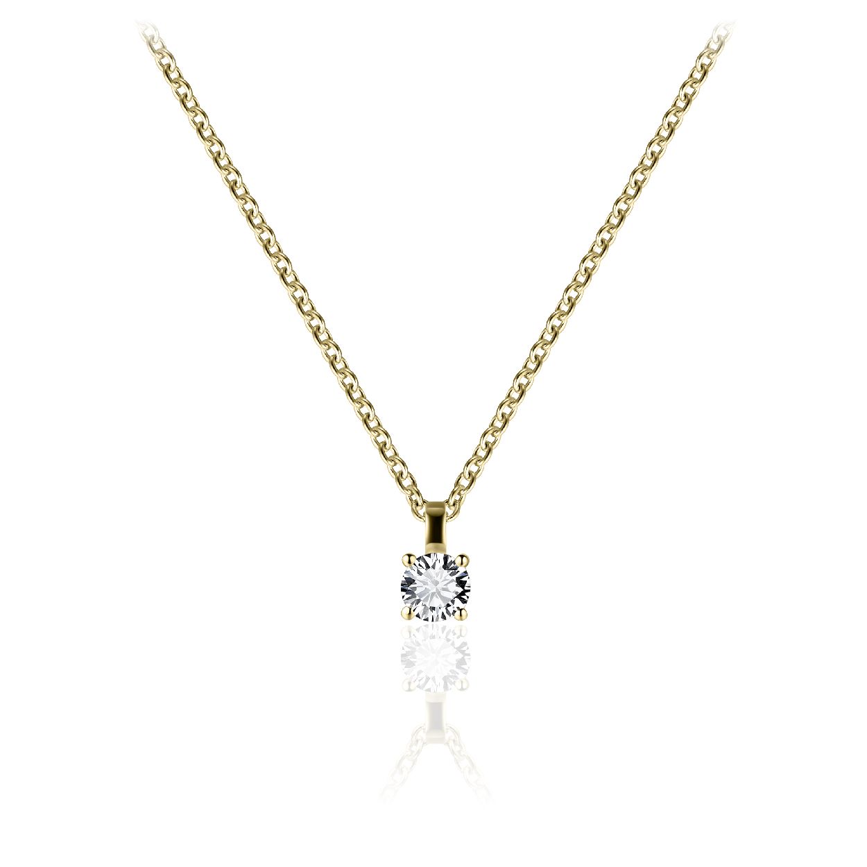Gisser Jewels Zilver collier zilver N1060/4Y