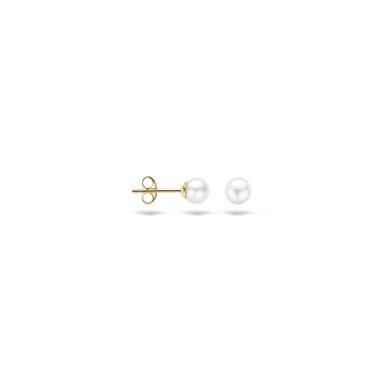 Blush Oorbellen 7149YPW -  Geel Goud (14Krt.) met Zoetwater Parel