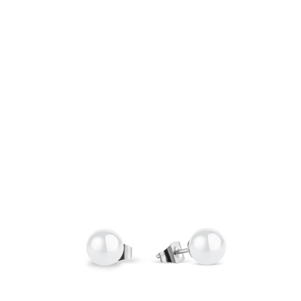 716-15-05. Bering oorstekers witte bolletjes.