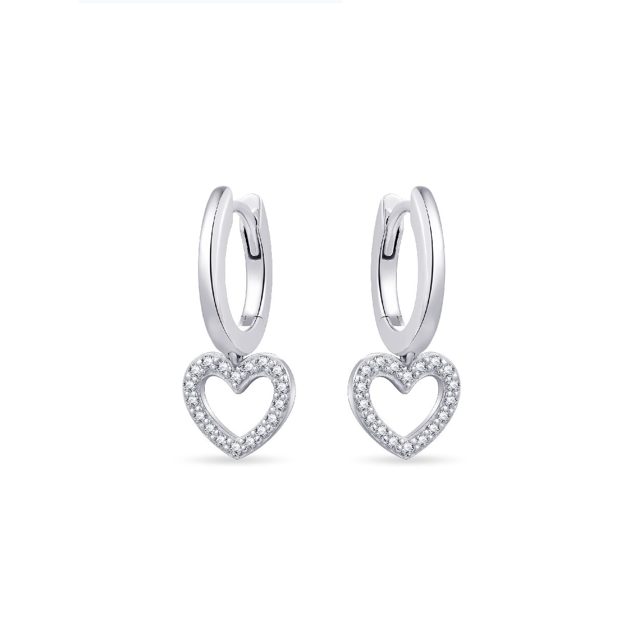 Gisser Jewels Zilver oorringen zilver KC1023