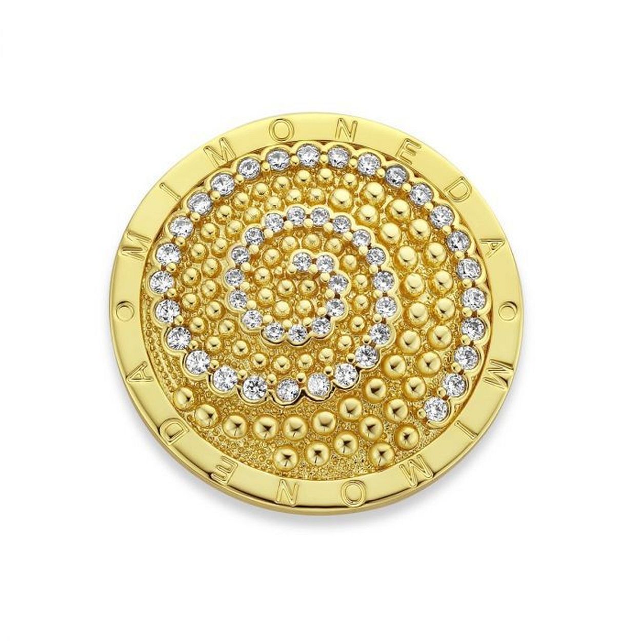 MI MONEDA GEMAAKT VAN EDELSTAAL, MAAT: L