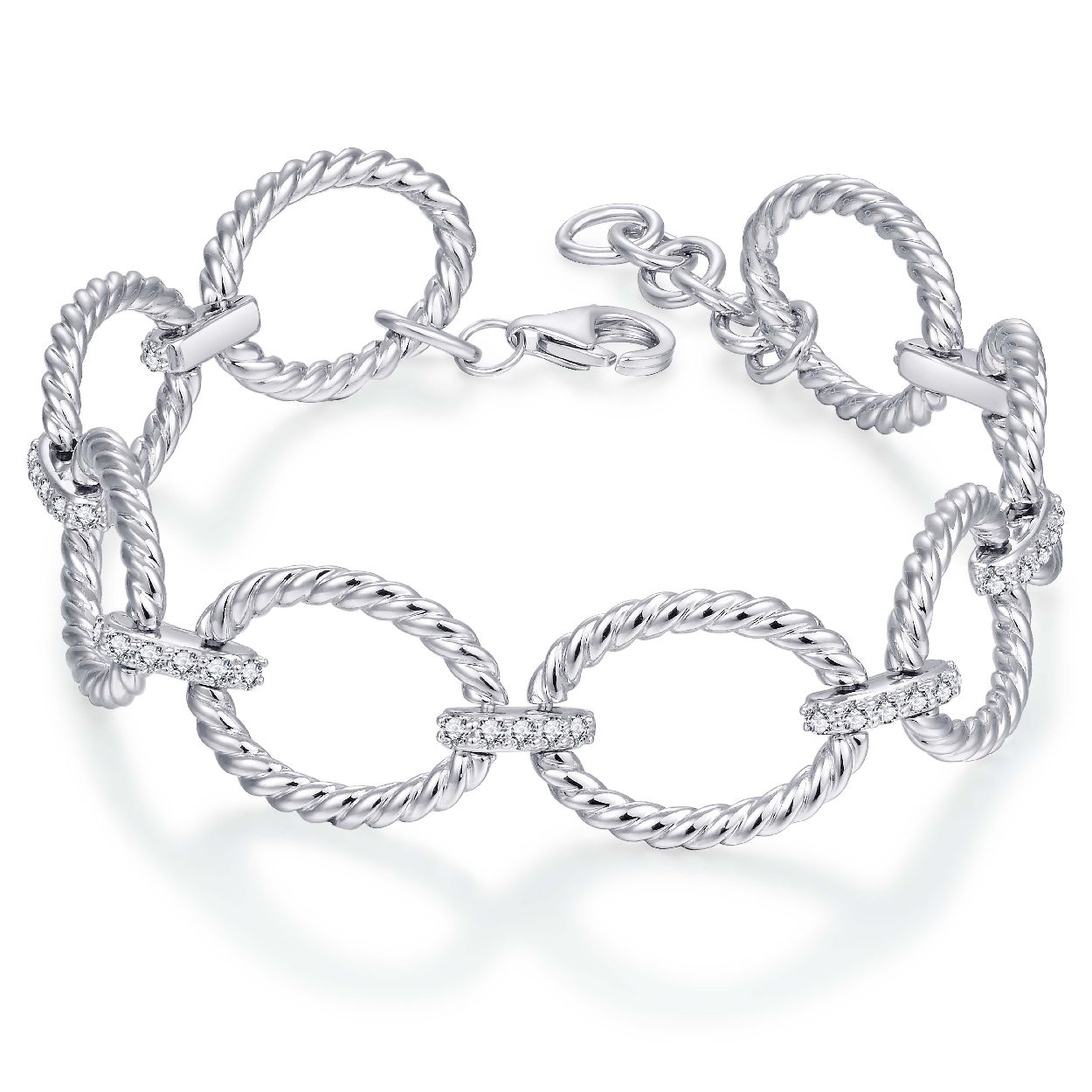 Gisser Jewels Zilver armband zilver B1018