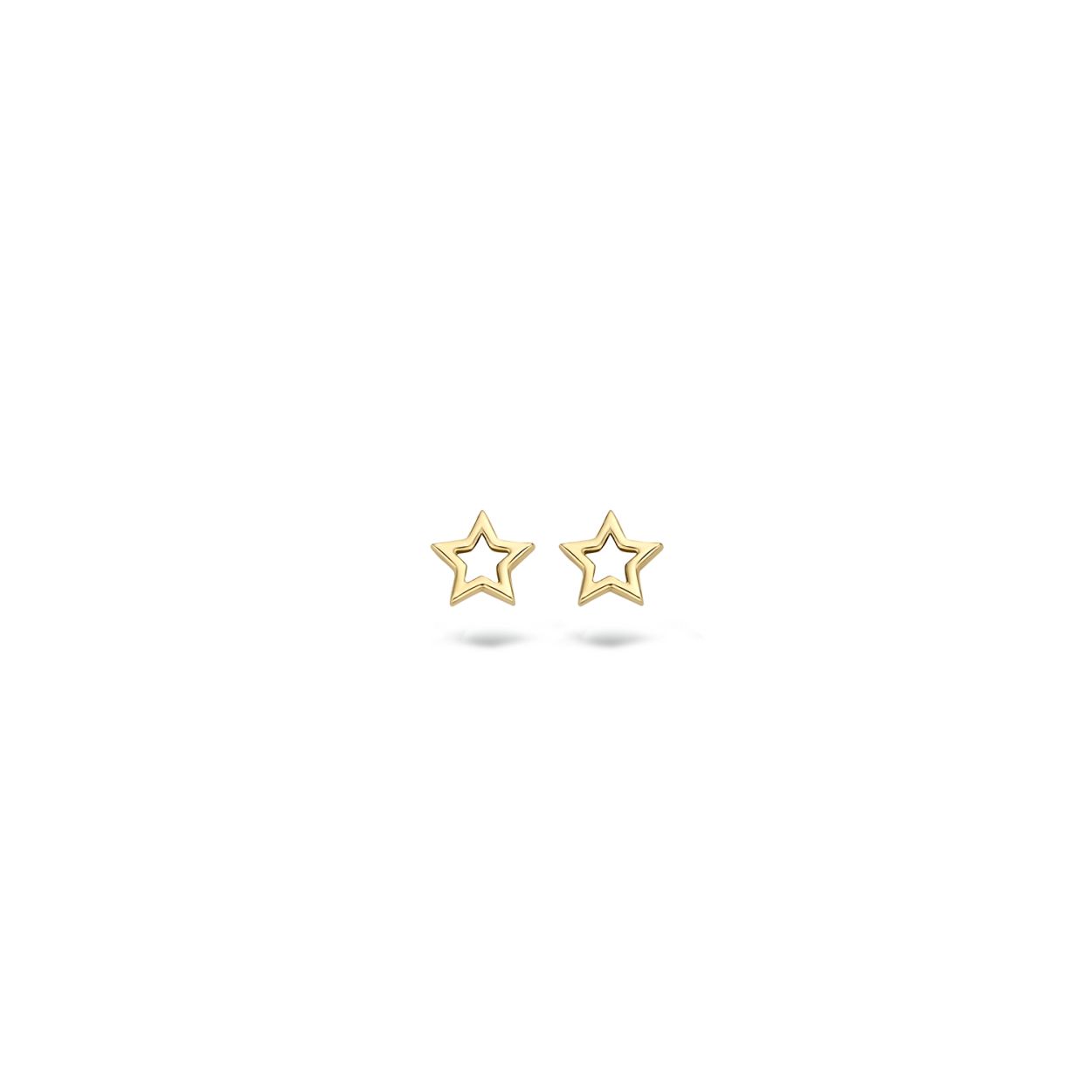 Deze prachtige blush gouden oorstekers met sterretjes zijn een perfecte toevoeging aan elke outfit. De oorbellen hebben een diameter van 0.4 cm en zijn gemaakt van hoogwaardig materiaal. Ze zijn subtiel en elegant, waardoor ze geschikt zijn voor dagelijks gebruik of speciale gelegenheden. Draag ze met je favoriete outfit voor een sprankelende look!