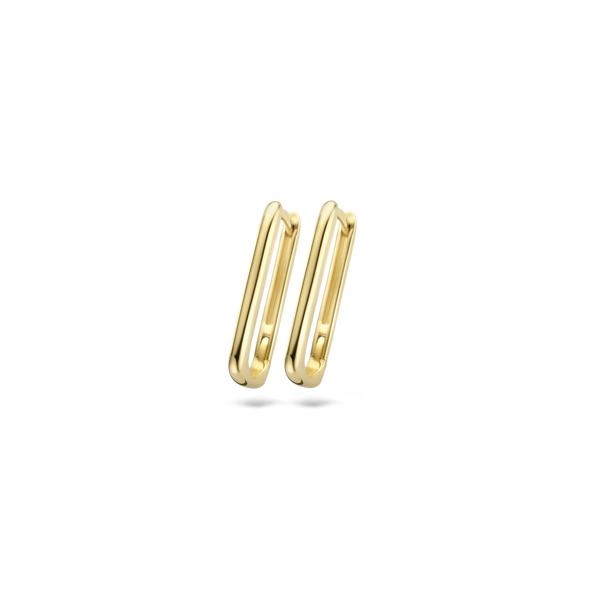 Deze prachtige Blush oorringen 7295YGO, zijn vervaardigd uit 14-karaats goud. Met een diameter van 20 mm en een breedte van 15,2 mm stralen ze luxe uit. De rechthoekige creolen met kliksluiting zijn perfect voor elke gelegenheid. Draag ze als elegant accent bij zowel casual als formele outfits voor een tijdloze uitstraling.