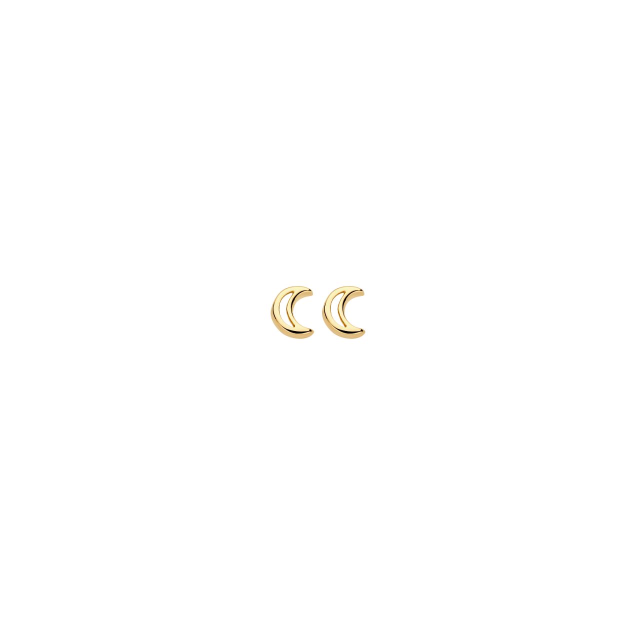 Het subtiele, open, maanvormige design van deze 14k geelgouden oorknoppen, maakt ze tot een absolute must-have. Ze zijn voorzien van een vlindersluiting en hebben een lengte van 4,7 mm. Heel leuk op zichzelf of in combinatie met andere (oor)sieraden, bijvoorbeeld 7321YGO.
