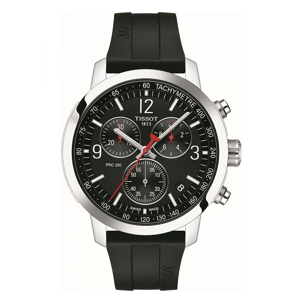 Tissot- PRC 200 Chronograph, Quartz, 200 meter WR, Saffierglas - T1144171705700 
