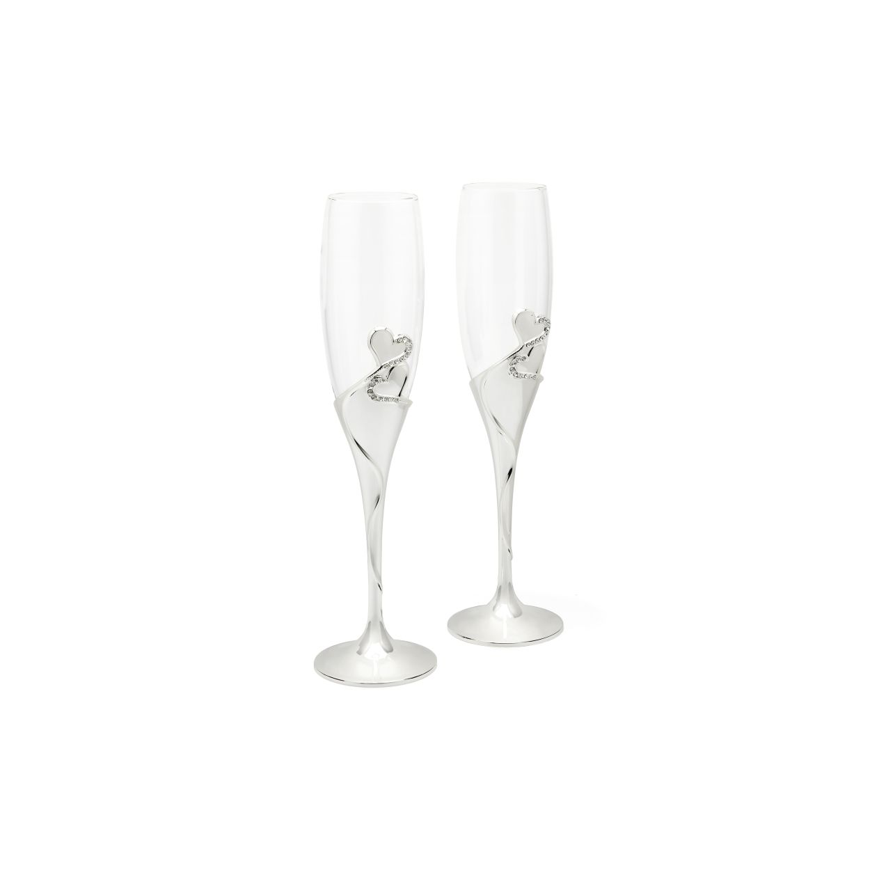 Champagneglazen Hart, set van 2

Zilverstad ZIL-7526261