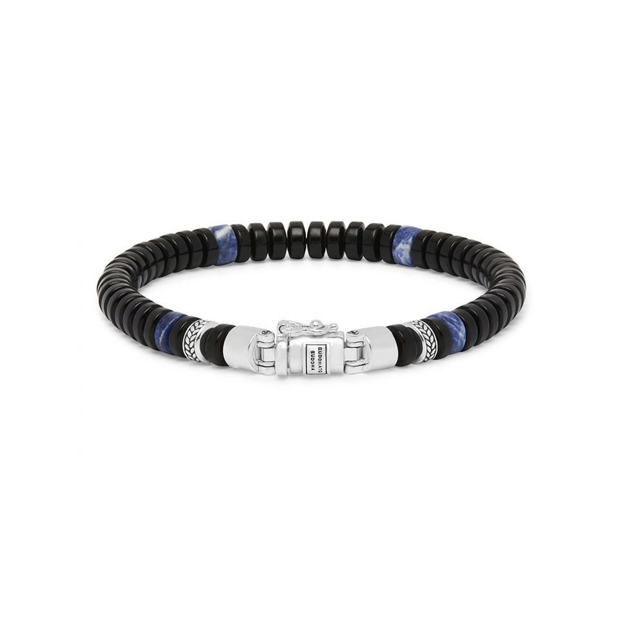 Spirit Bead Mini Onyx Sodalite armband E