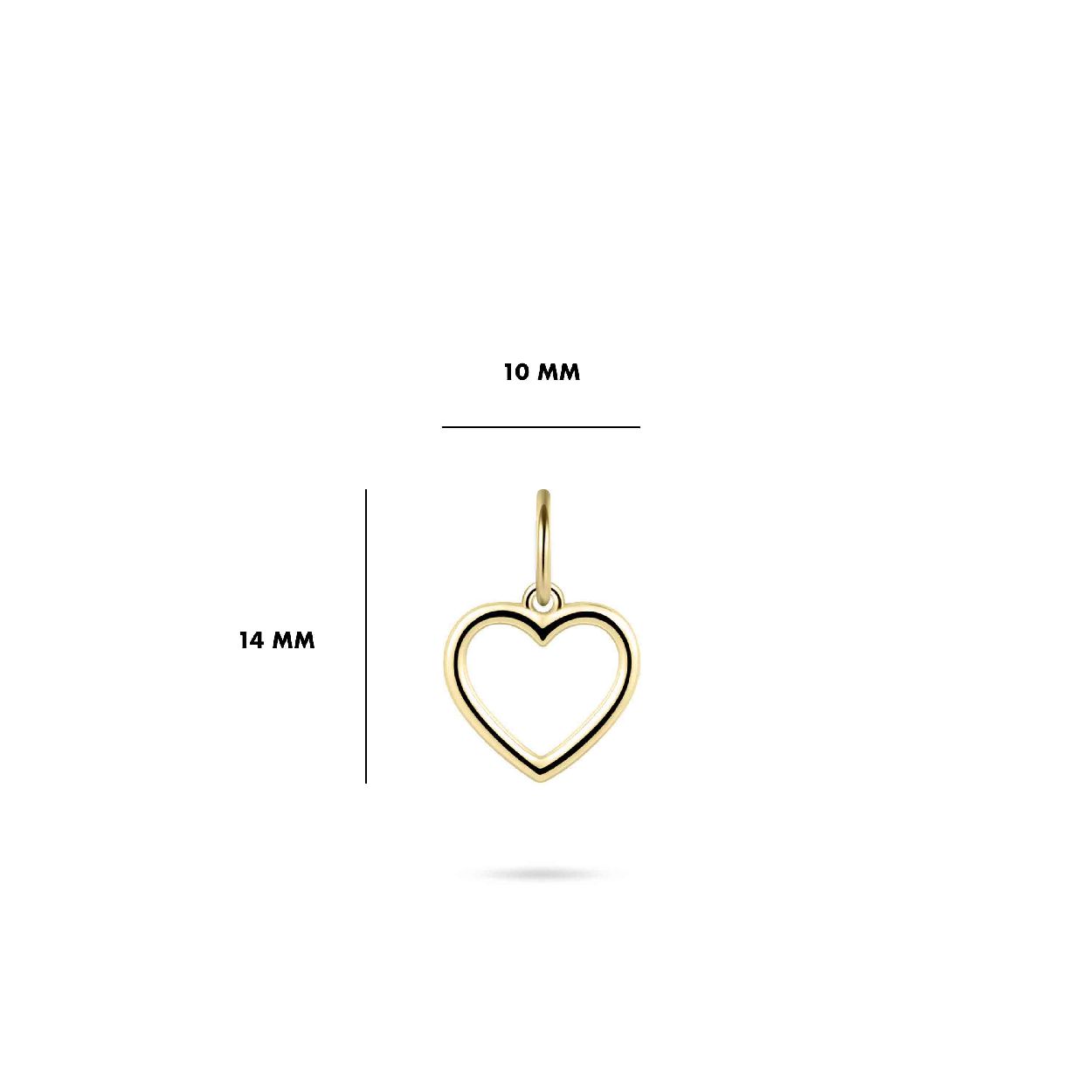 Gisser Jewels Zilver hanger goud VGP022