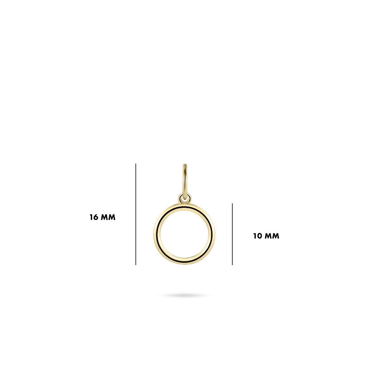 Gisser Jewels  hanger 14 karaat goud VGP025