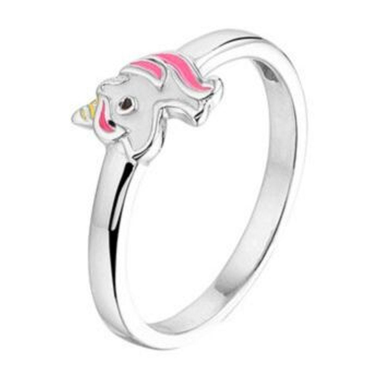 Beschrijving: Schattige gerhodineerd zilveren fantasie eenhoorn ring met een breedte van 7mm. Deze ring is perfect te combineren met bijpassende sieraden uit onze collectie. Tip: Leuk om kado te geven zie je ze al stralen!? Info: Gerhodineerd zilver is door de rhodiumlaag beter bestand tegen verkleuren en krassen.
Doelgroep: kinderen
Ringmaat: 13.00 mm (41)
Breedte: 7 mm