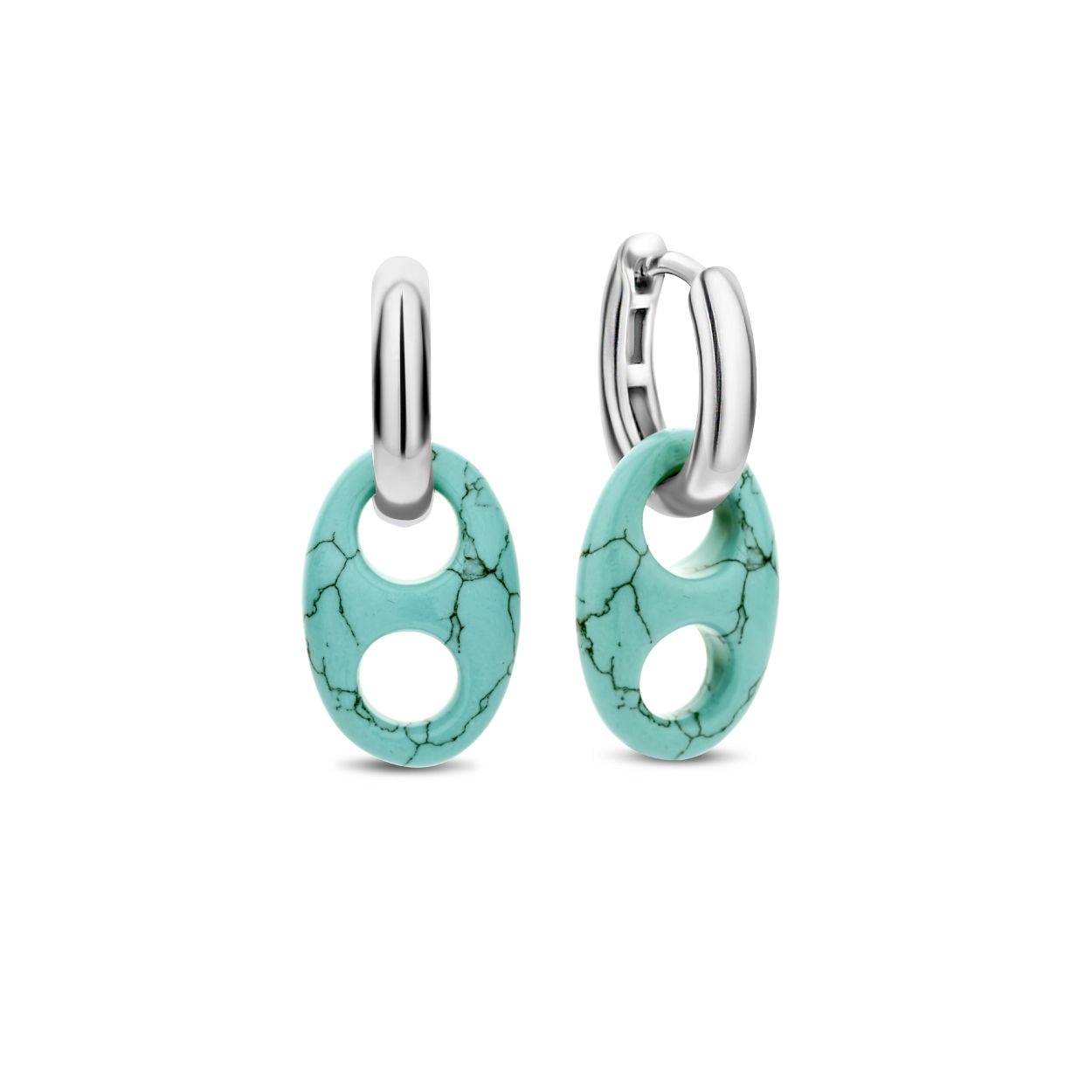 Deze TI SENTO - Milano Oorbellen 7879TQ zijn gemaakt van Zilver . De kleurstelling van deze oorbellen zijn Turquoise. Alle TI SENTO - Milano producten worden geleverd in een luxe geschenkverpakking.
