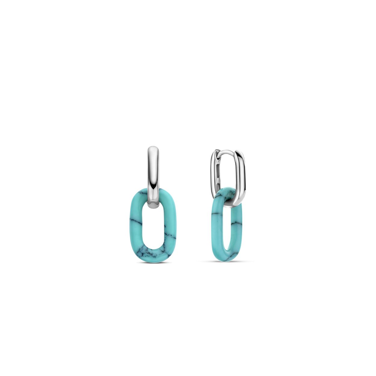 Deze TI SENTO - Milano Oorbellen 7903TQ zijn gemaakt van Zilver platina verguld. De kleurstelling van deze oorbellen zijn Turquoise. Alle TI SENTO - Milano producten worden geleverd in een luxe geschenkverpakking.