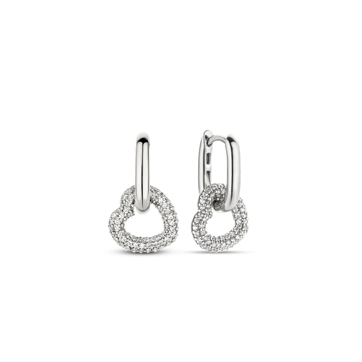 Deze TI SENTO - Milano Oorbellen 7918ZI zijn gemaakt van Zilver platina verguld. De kleurstelling van deze oorbellen zijn Wit. Alle TI SENTO - Milano producten worden geleverd in een luxe geschenkverpakking.