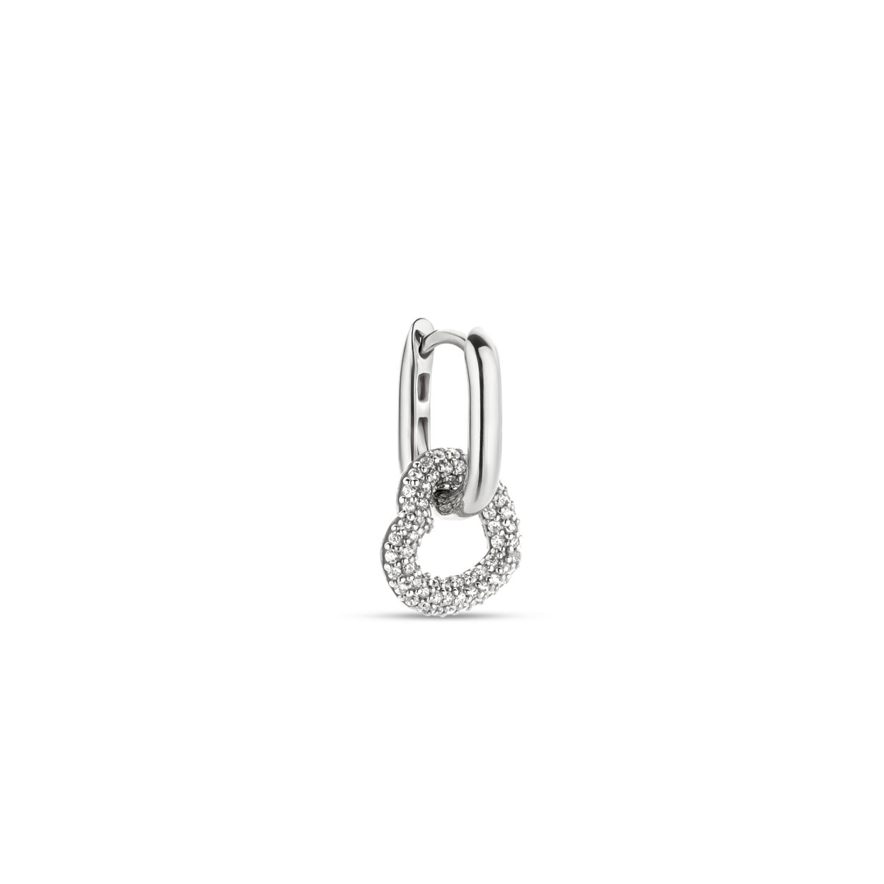 Deze TI SENTO - Milano Ear Party 7918ZI_H zijn gemaakt van Zilver platina verguld. De kleurstelling van deze oorbellen zijn Wit. Alle TI SENTO - Milano producten worden geleverd in een luxe geschenkverpakking.